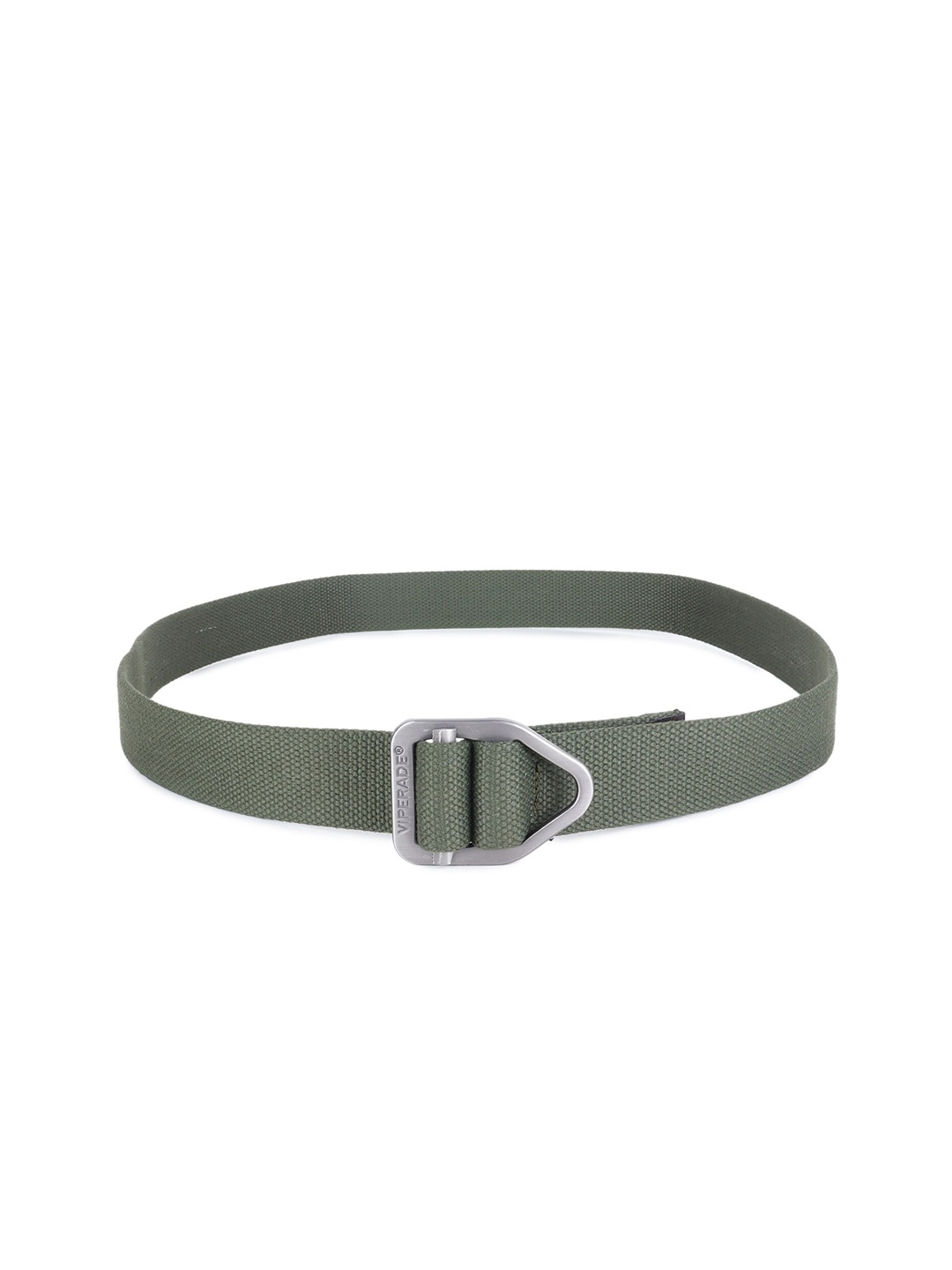 

Zacharias Men Textured Cotton Belt, Green