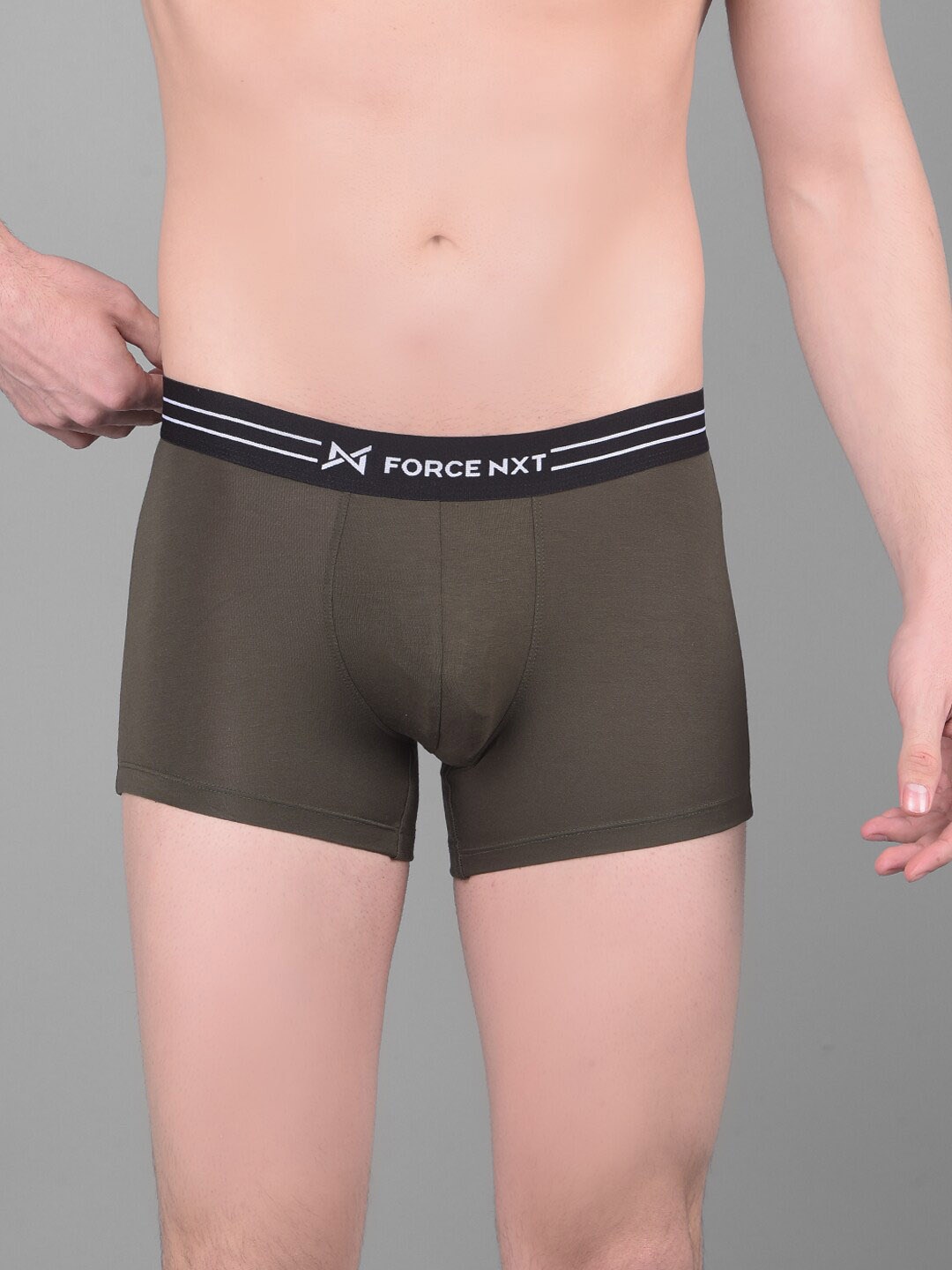 

Force NXT Ultrasoft Micromodal Four Way Stretch Cotton Trunk MNFS-21-OLV-PO1, Olive