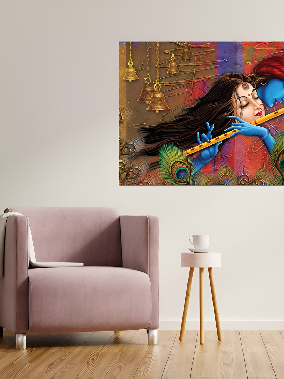 

masstone Nude & Green Self Adhesive Religious Wall Art