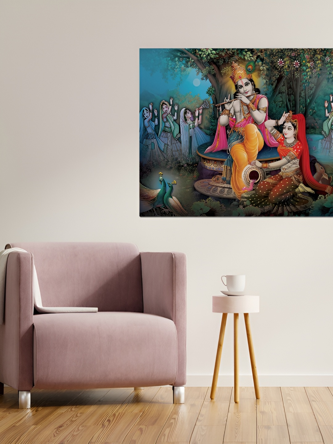 

masstone Red & Yellow Religious Wall Art