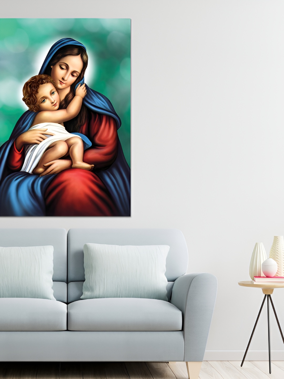 

masstone Nude & Blue Religious Wall Art