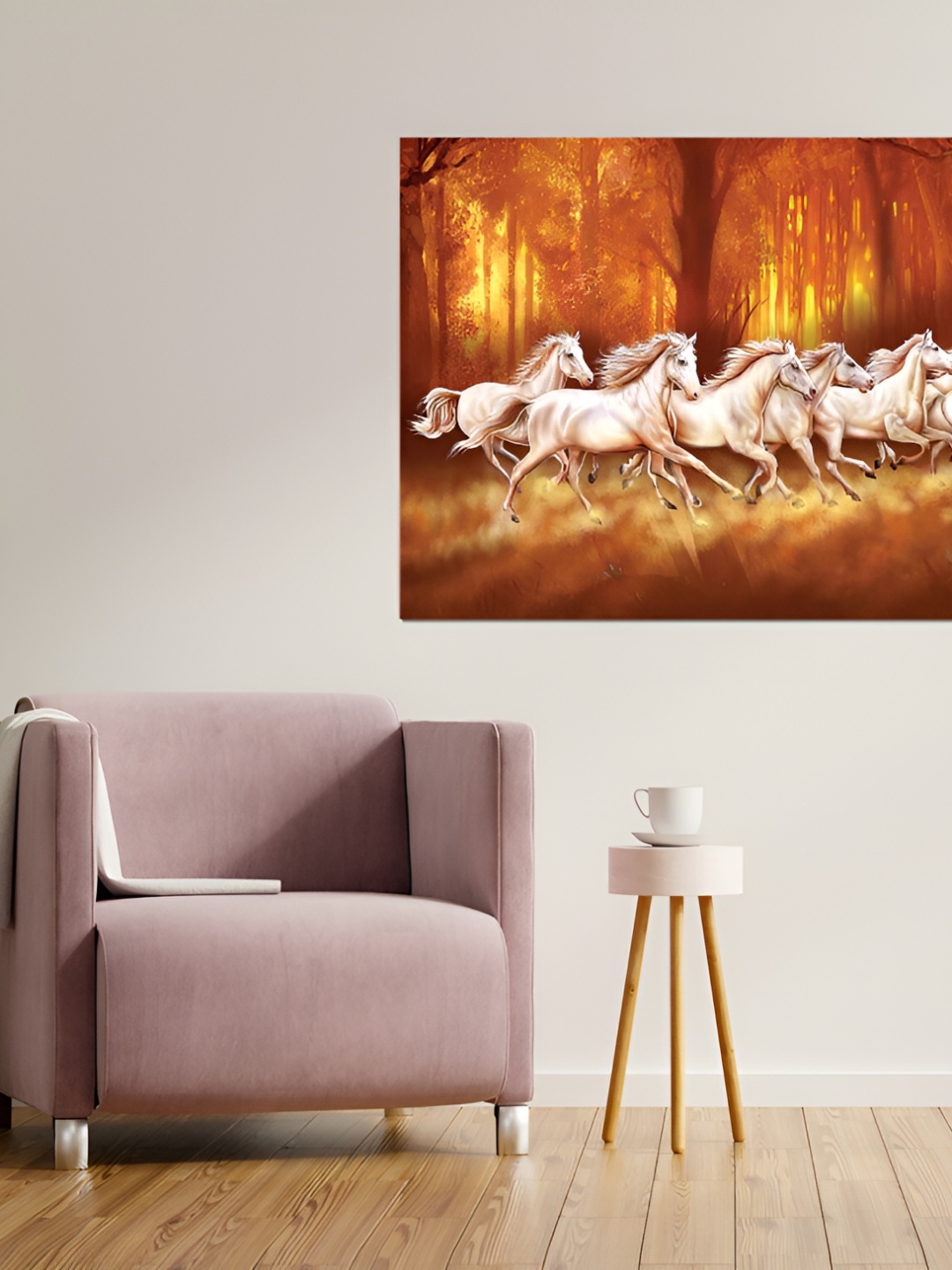 

masstone White & Orange Animals Wall Art