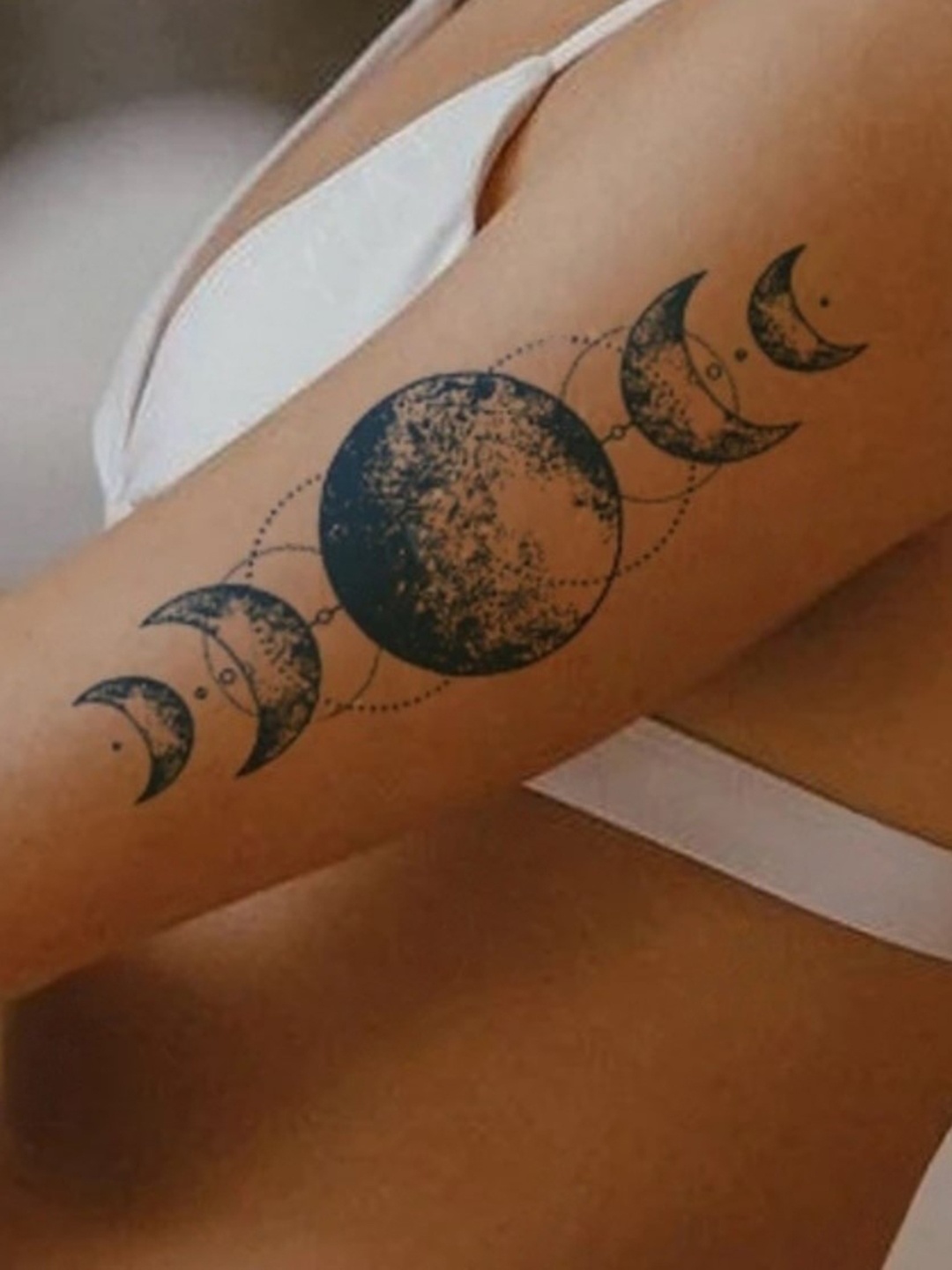 LICK Matte Finish Realistic Semi Temporary Body Tattoo - Follow Your Dreams, Blue