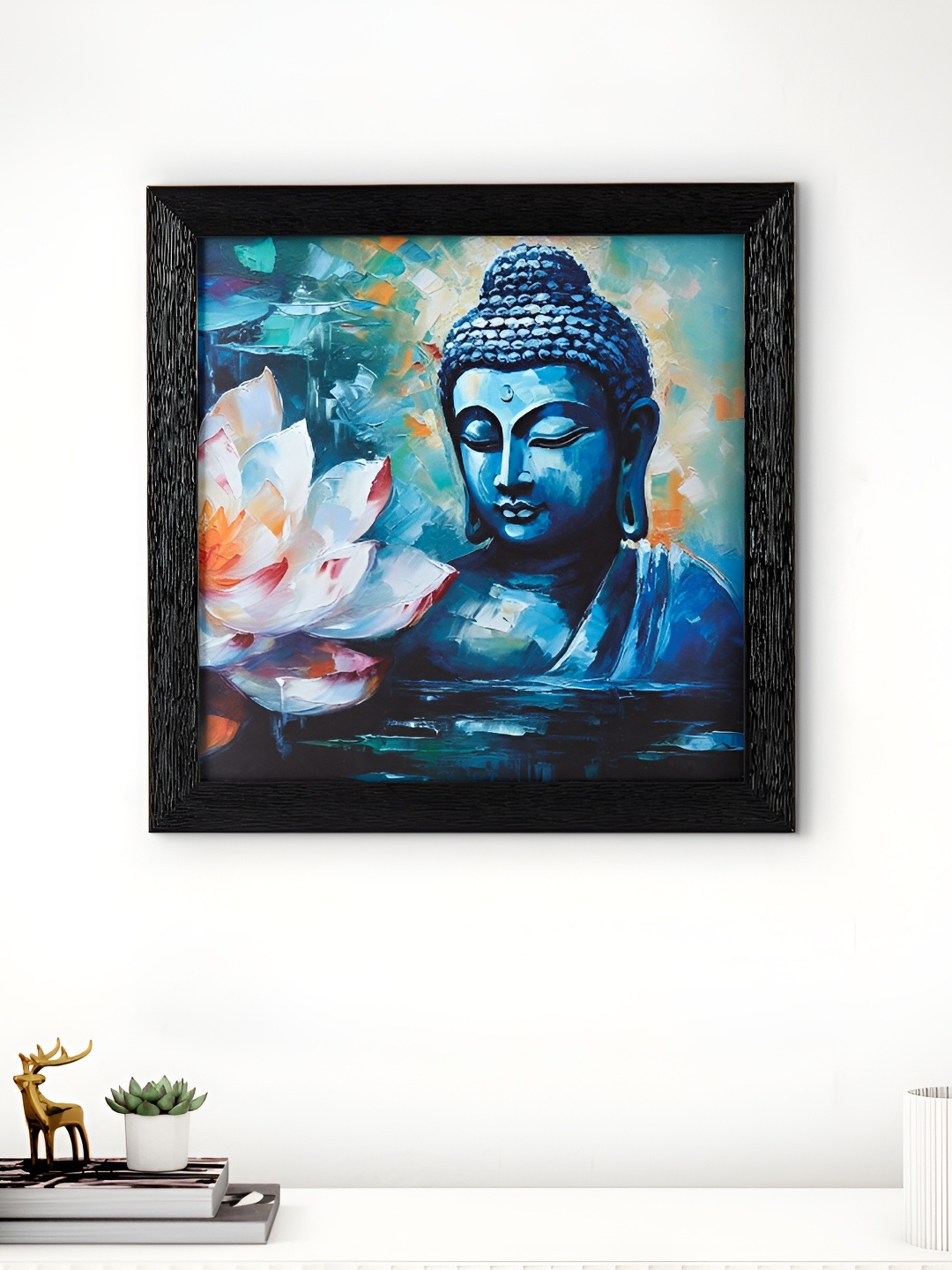 

Home Centre Black & Blue Acrylic Wall Photo Frame