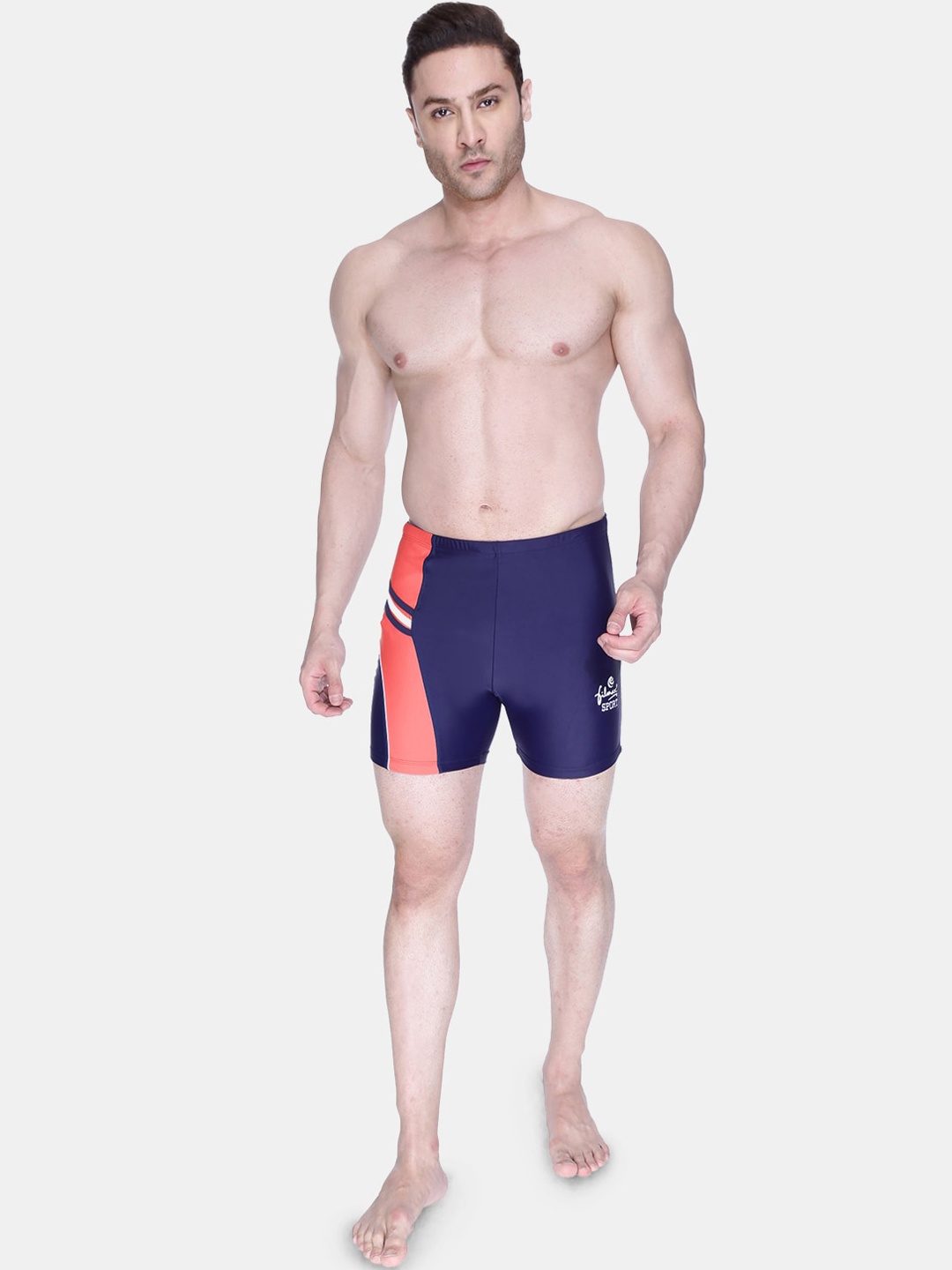 

FILMAX ORIGINALS Men Colourblocked Swim Bottoms, Navy blue