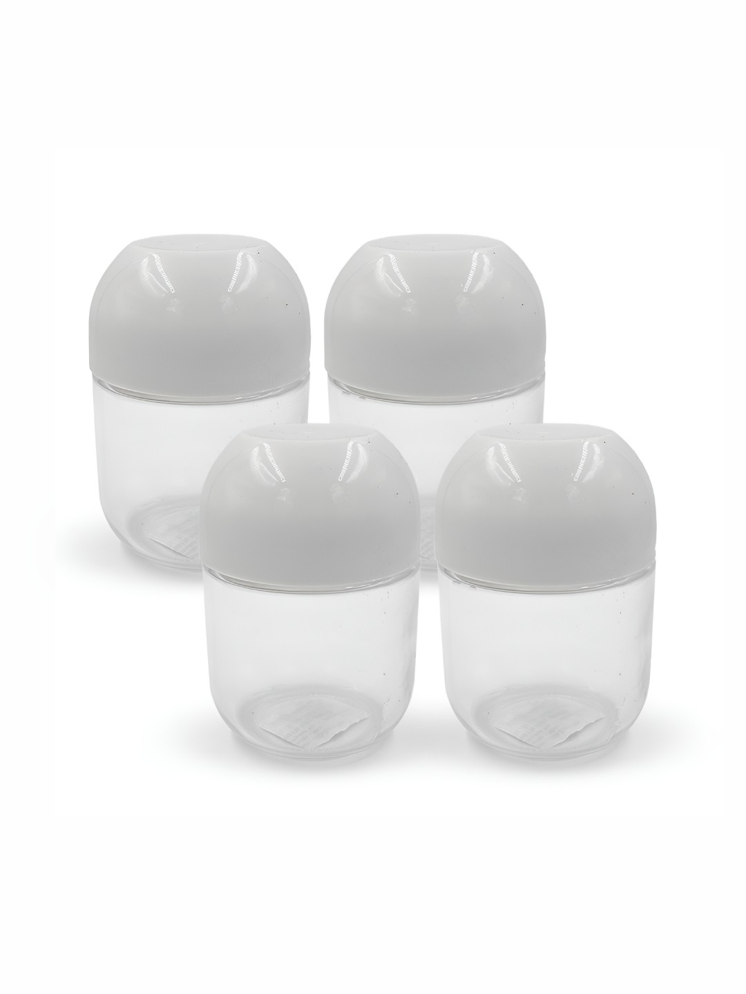 

Red Butler White 4 Pcs Glass Jar 350 ml Each, Transparent