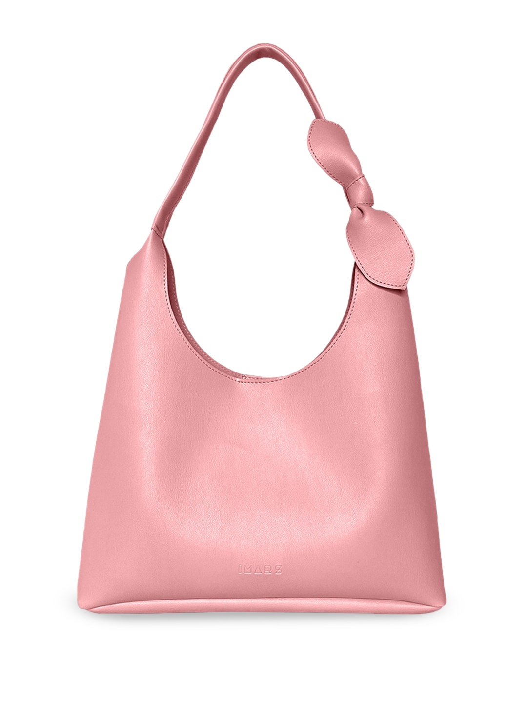 

IMARS Textured Structured Hobo Bag, Pink