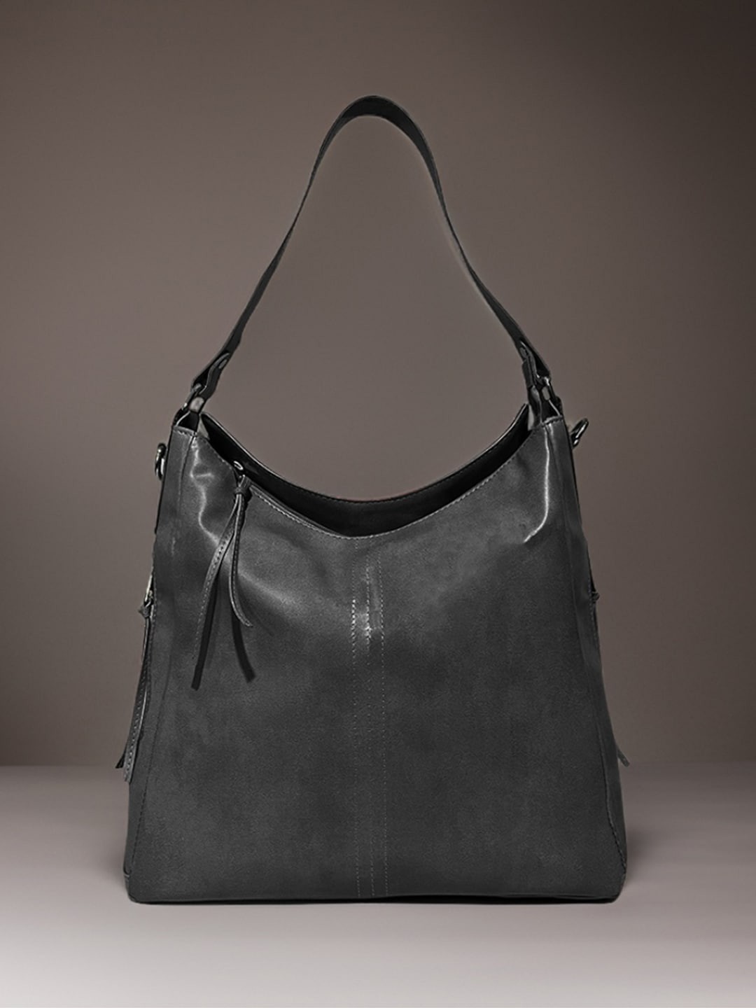 

IMARS Oversized Swagger Hobo Bag, Black