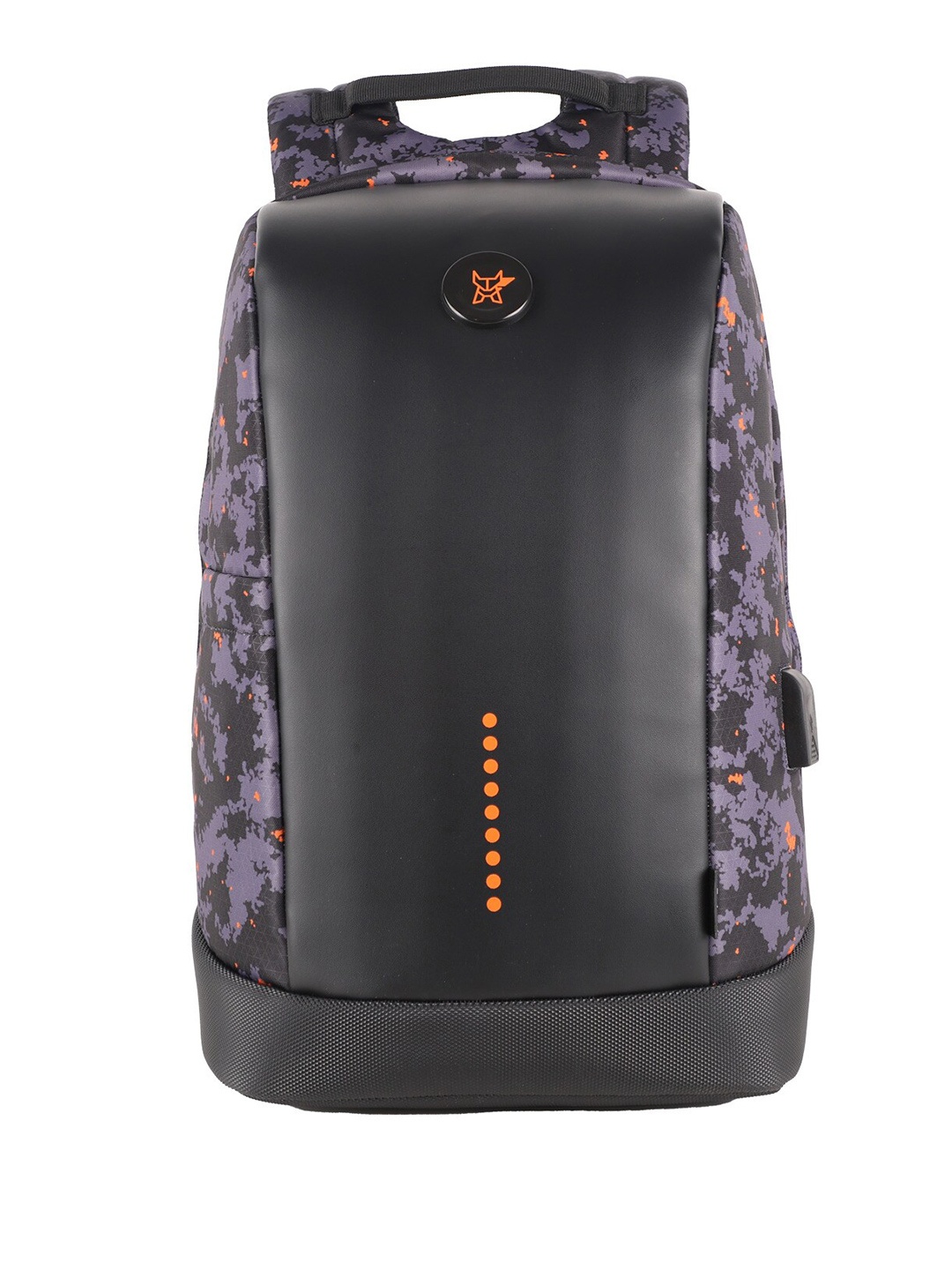 

Arctic Fox Unisex Abstract Printed Backpack with Anti-Theft Up to 16 inch, Black