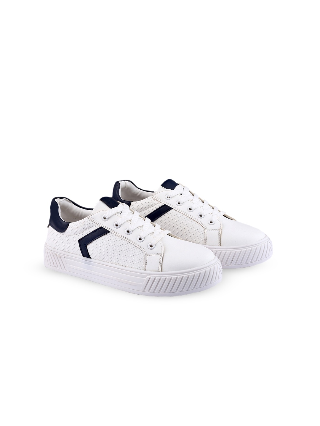 

Bxxy Women Round Toe Sneakers, White