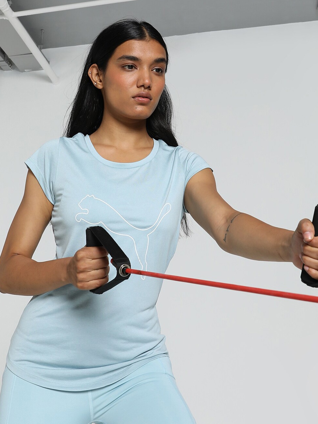

Puma Heather Cat Training T-shirt, Blue