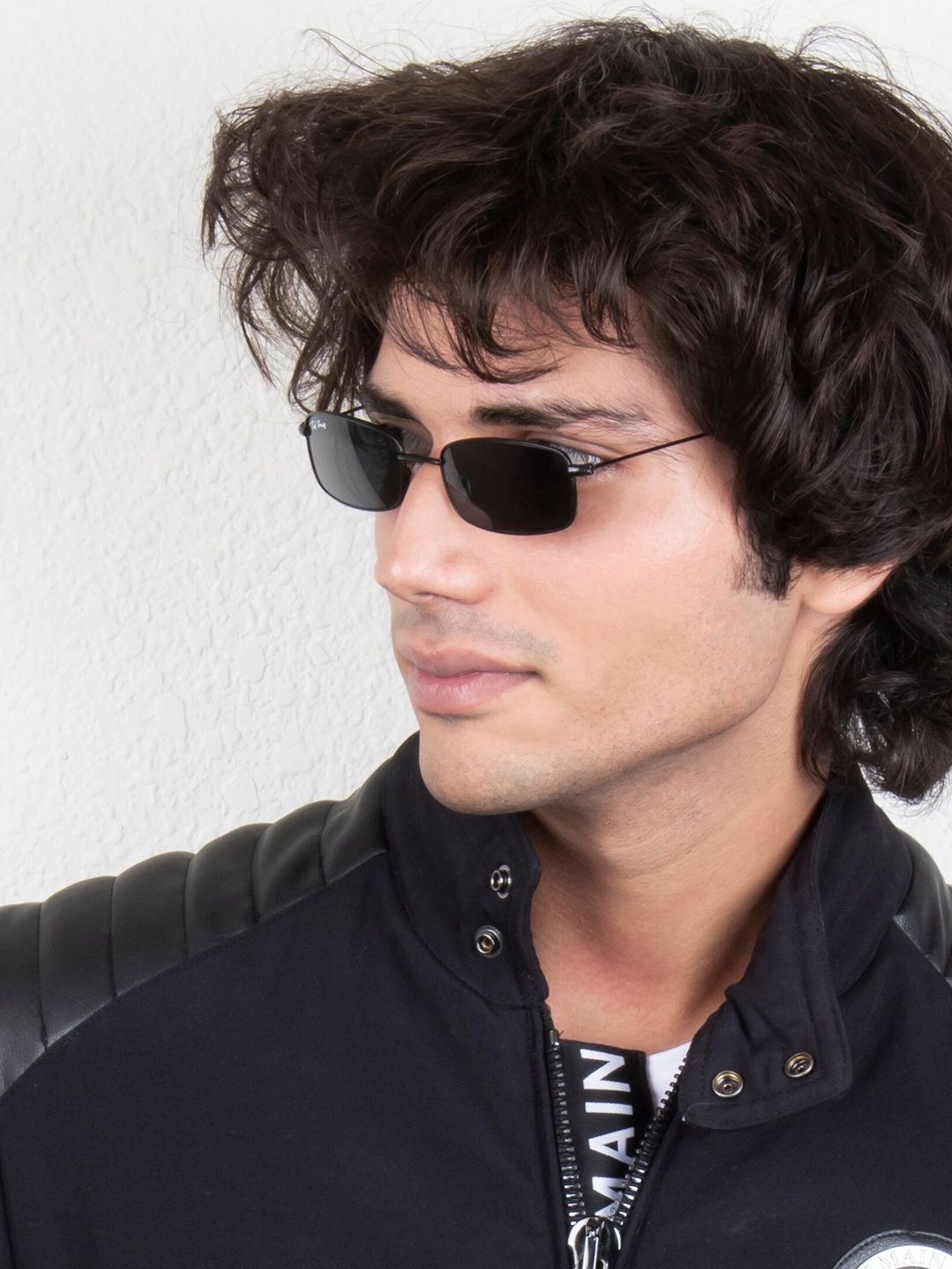 

Ted Smith Men Rectangle Sunglasses TSS-CANDY-X_C1, Black