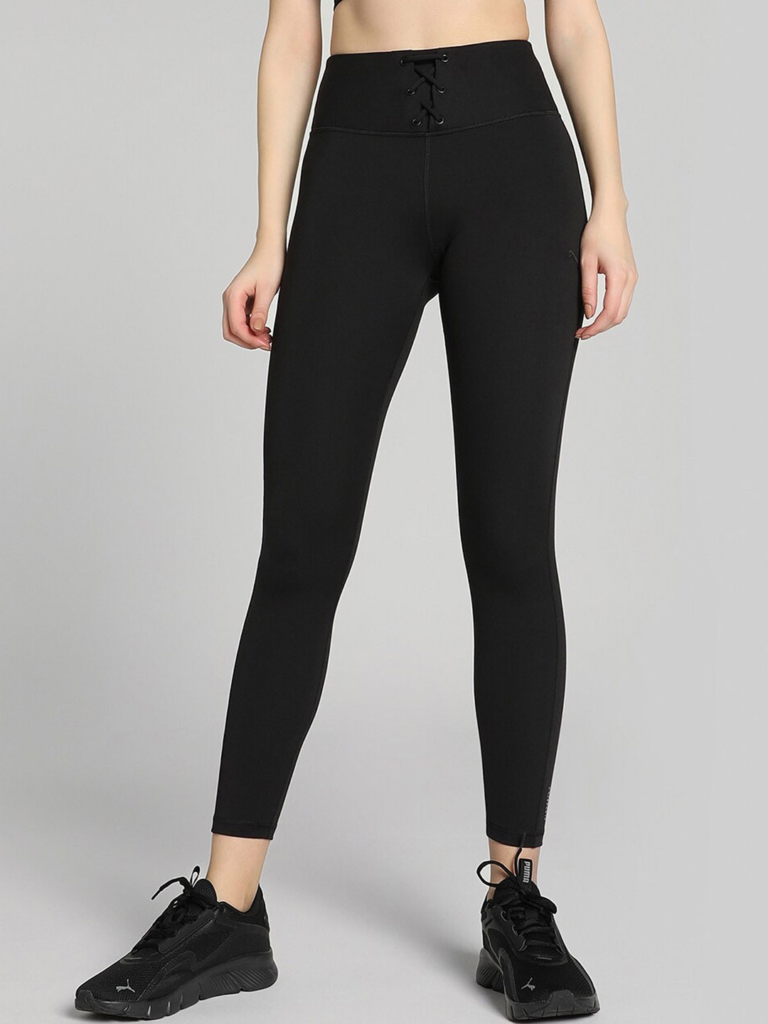 

Puma Women's Cloudspun Ribbed Training Tights, Black