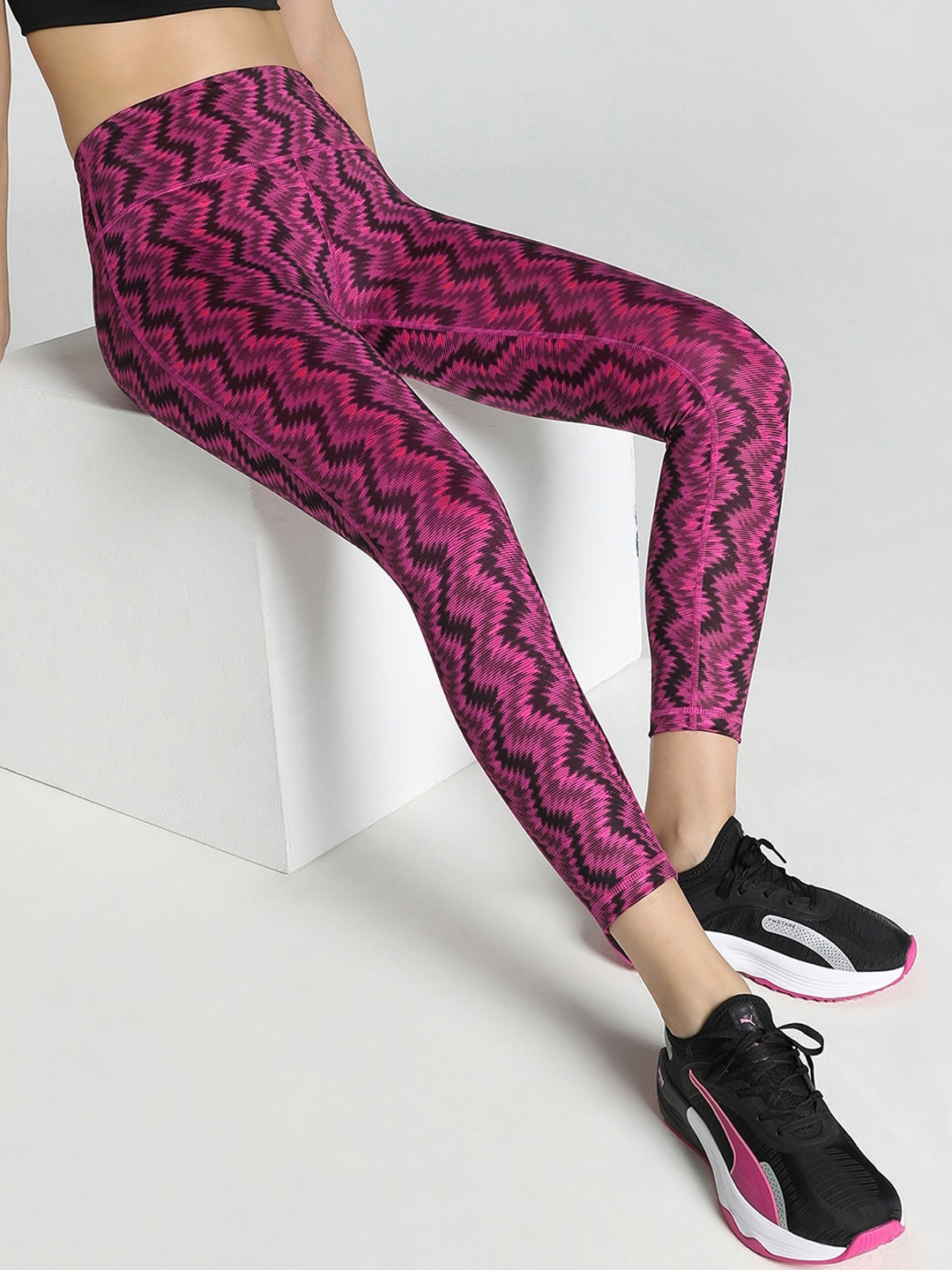 

Puma Train Fave Women's High Waisted 7/8 Training Tights, Pink