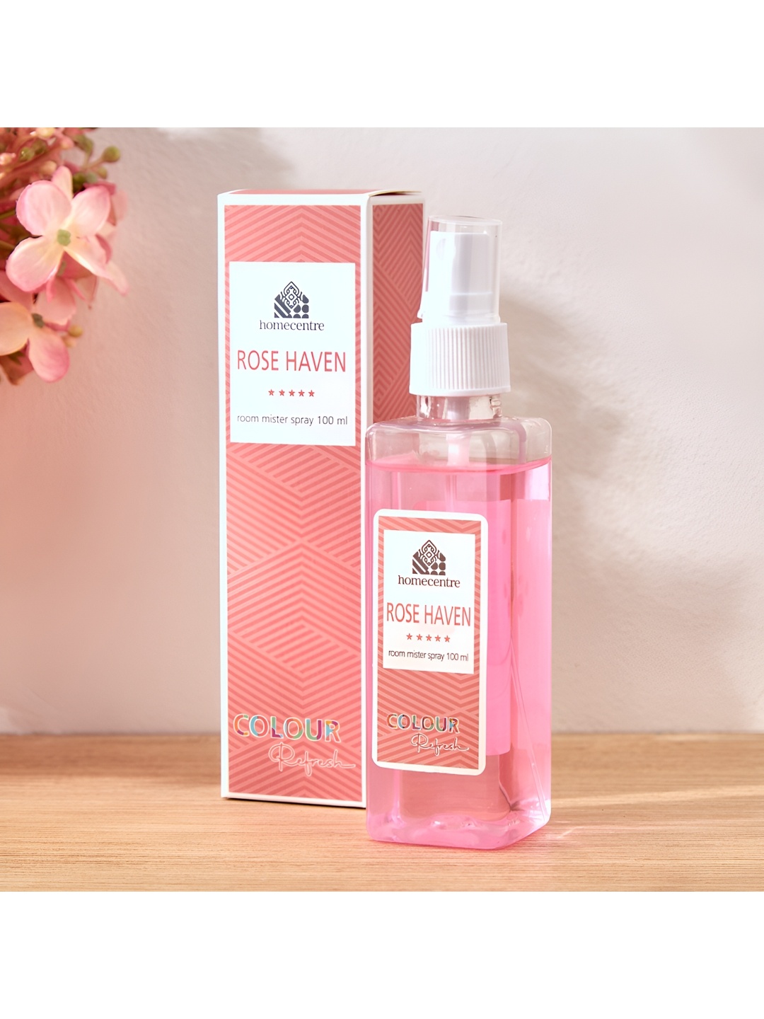 

Home Centre Colour Refresh Pink & Transparent Rose Heaven Home Fragrances 100 ml