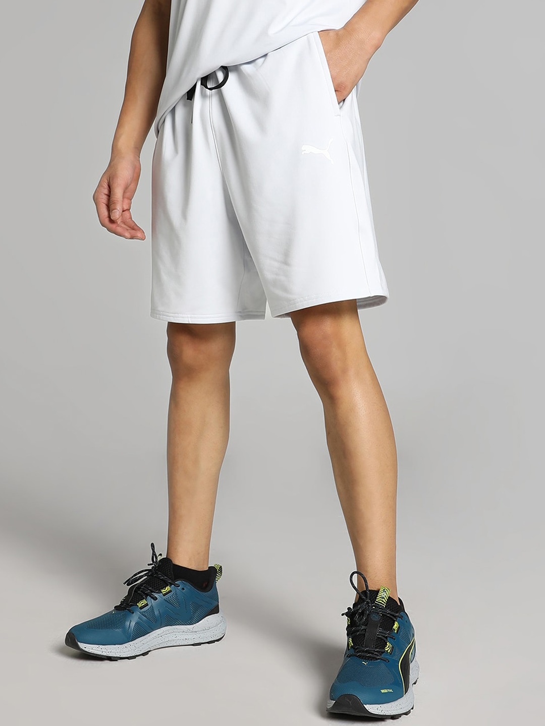 

Puma Men Cloudspun Knit Training Shorts, Grey