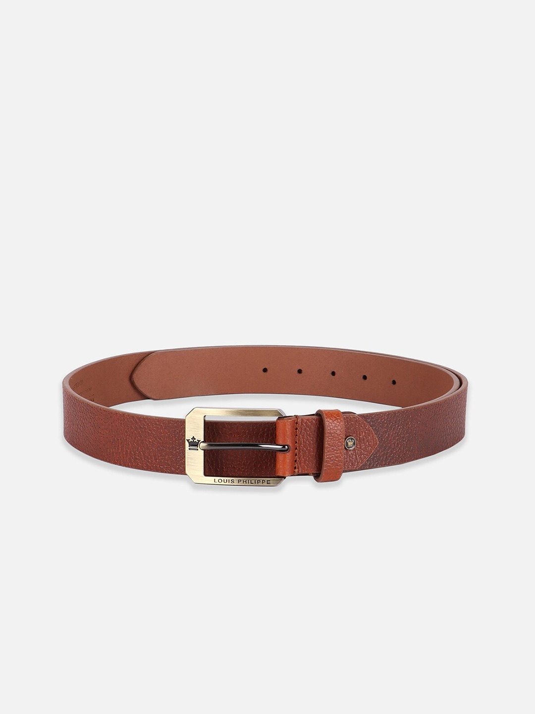 

Louis Philippe Sport Men Textured Genuine Leather Formal Belt, Brown