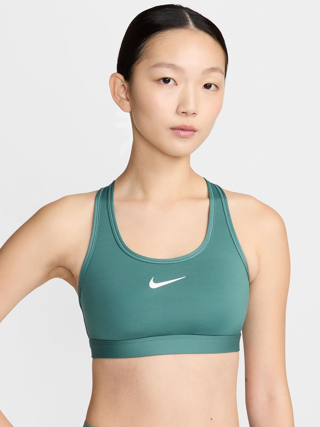 

Nike Swoosh Medium-Support Women's Padded Sports Bra, Green