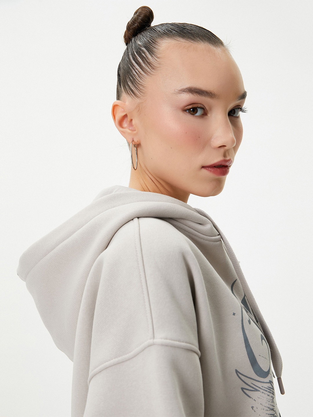 

Koton Graphic Printed Sweatshirt, Grey