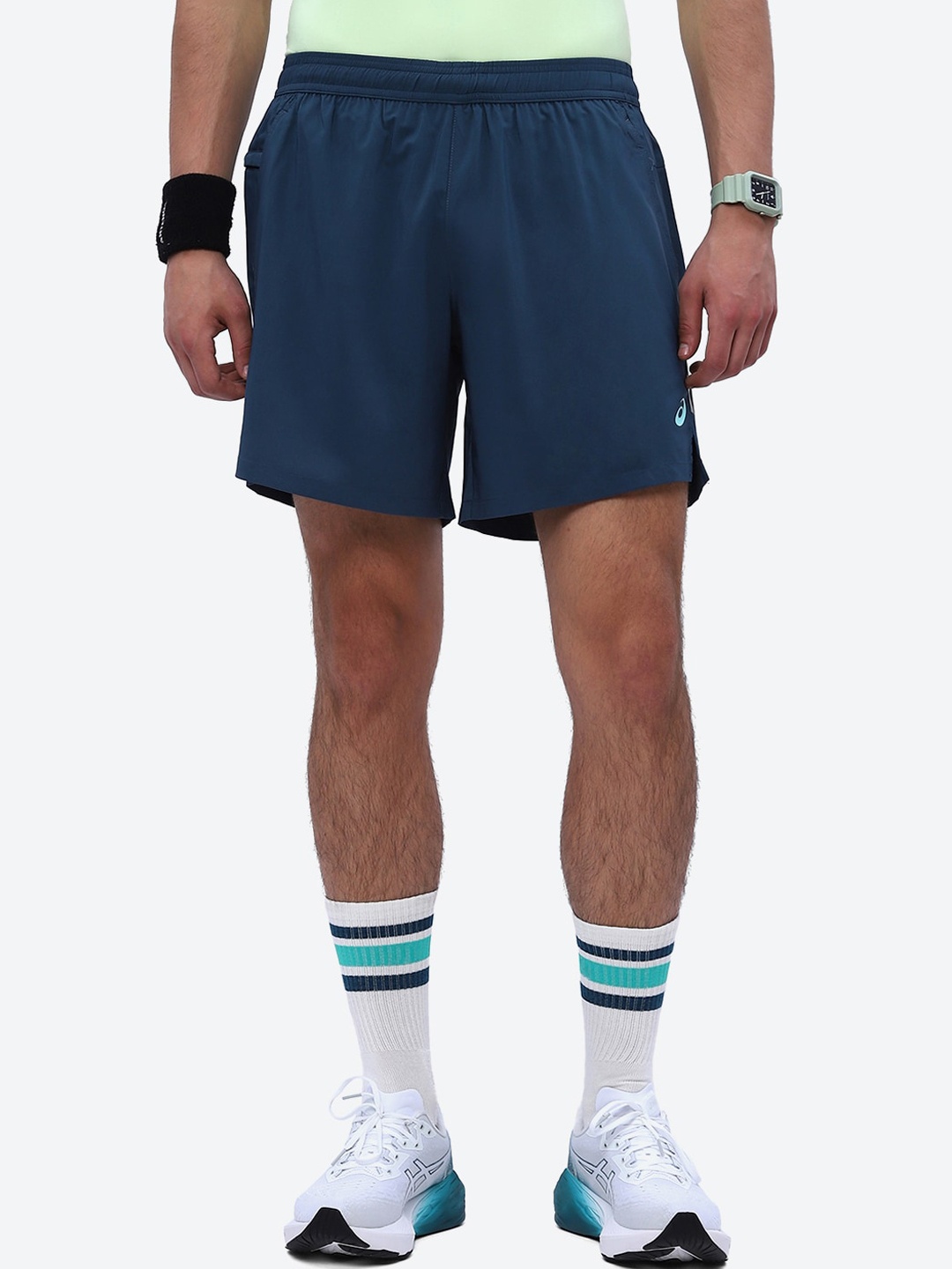 

ASICS Men TCS2024 SM Rapid-Dry Sports Shorts, Blue