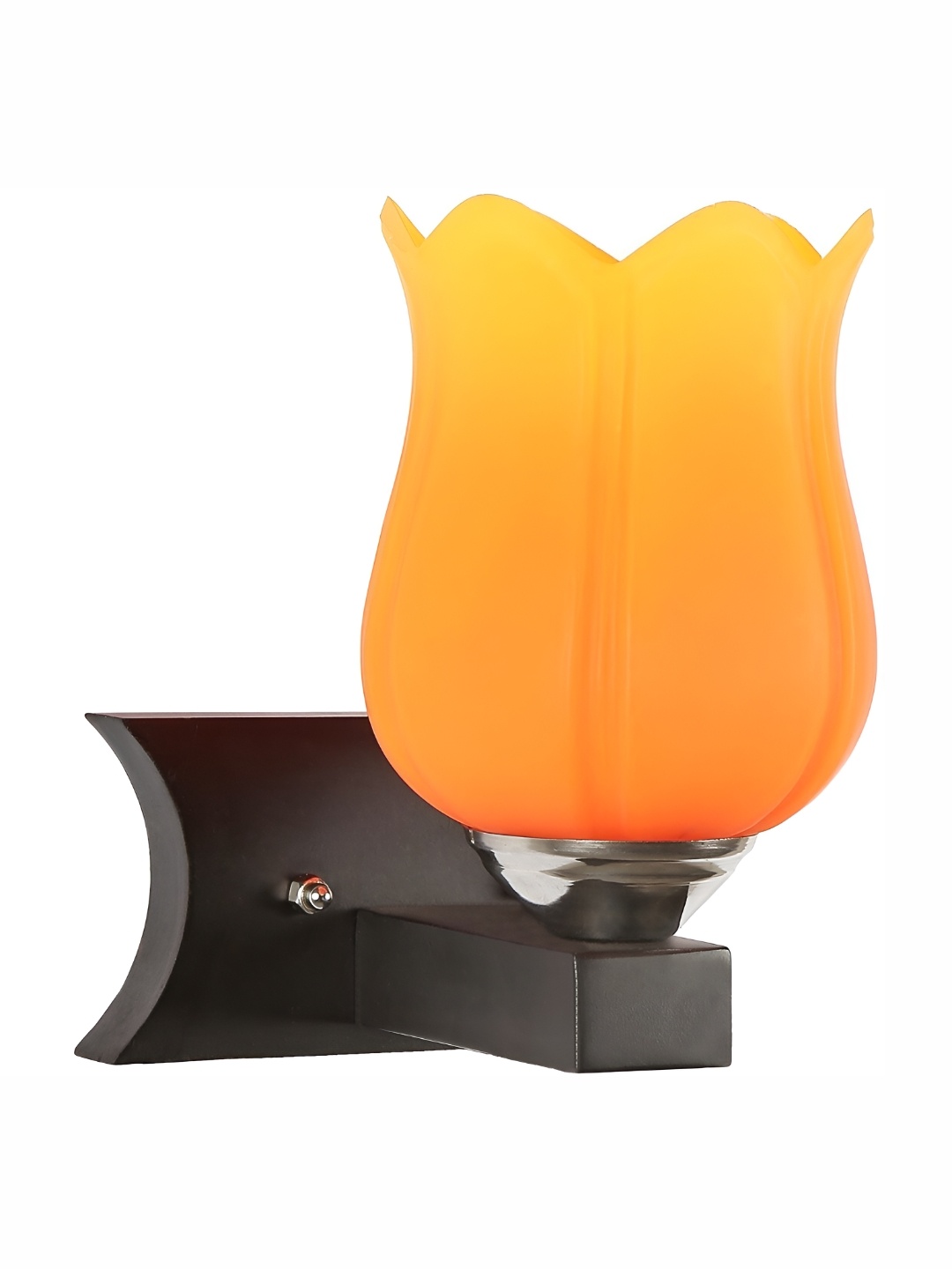 

1ST TIME Orange & Yellow Glass Traditional Wall Lamp