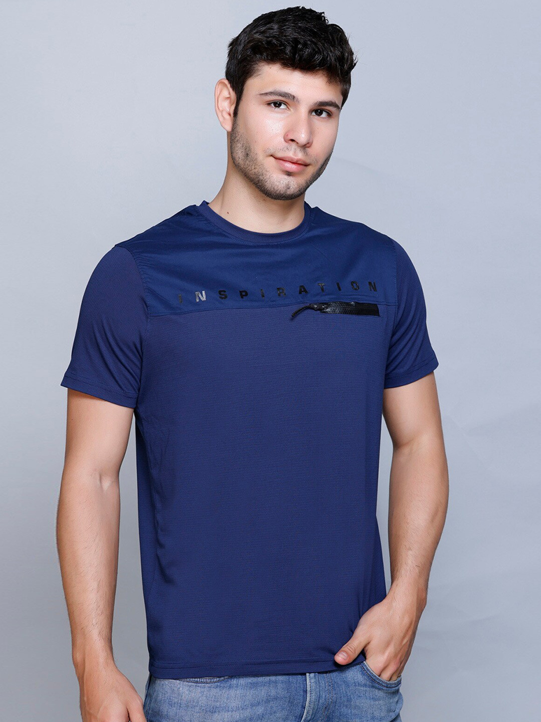 

Fort Collins Round Neck T-shirt, Navy blue