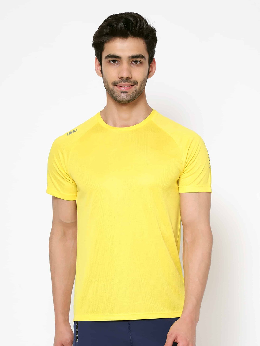 

DIDA Dri-FIT Round Neck T-shirt, Yellow