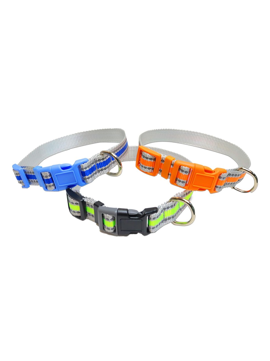 

Pawsindia Reflective Waterproof Dog Collar, Blue
