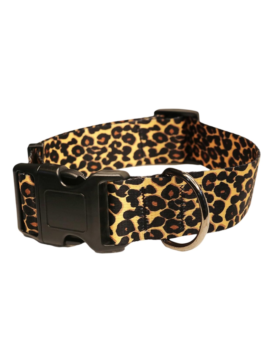 

Pawsindia Cheetah Skin Patterned Collar for Dogs, Yellow
