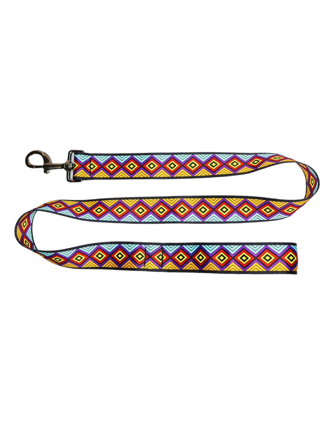 

Pawsindia Geometric Waterproof Dog Leash, Blue