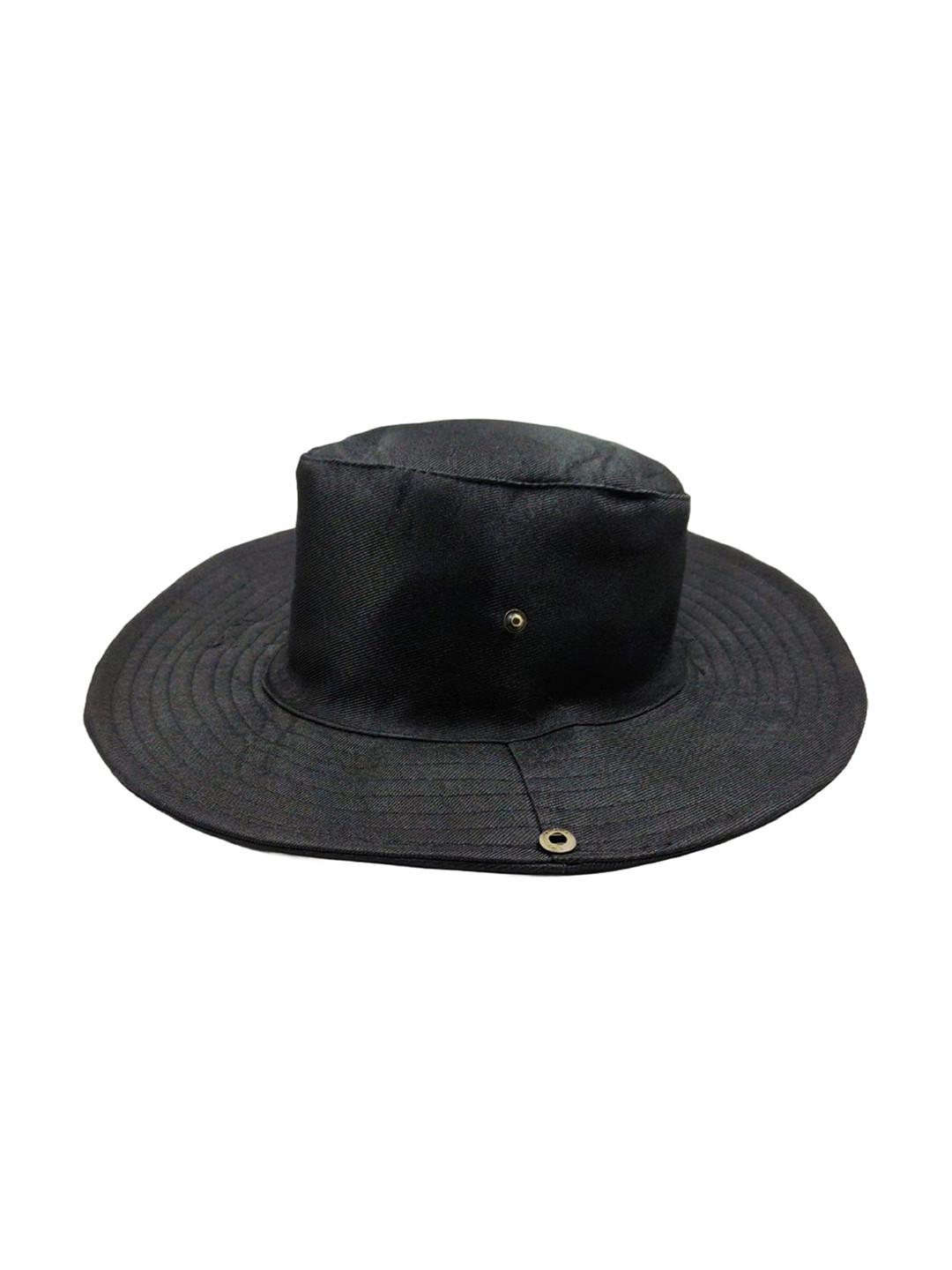 

Zacharias Unisex Black Solid Sun Hat