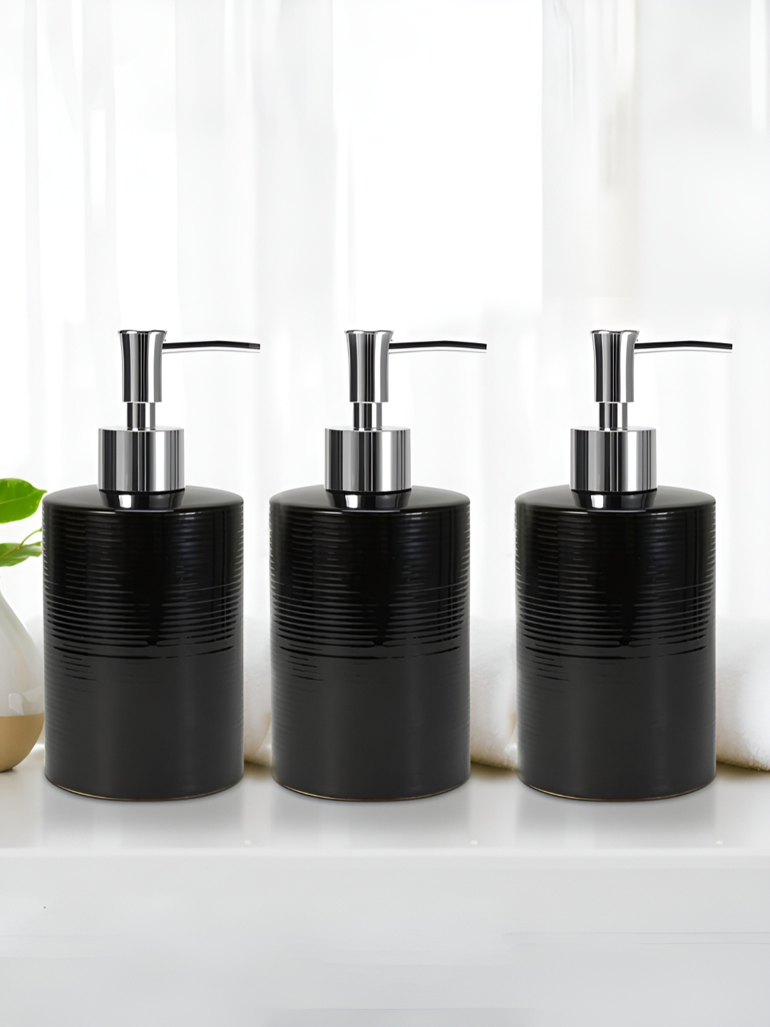 

Anko Black 3 pieces Ceramic Soap Dispenser