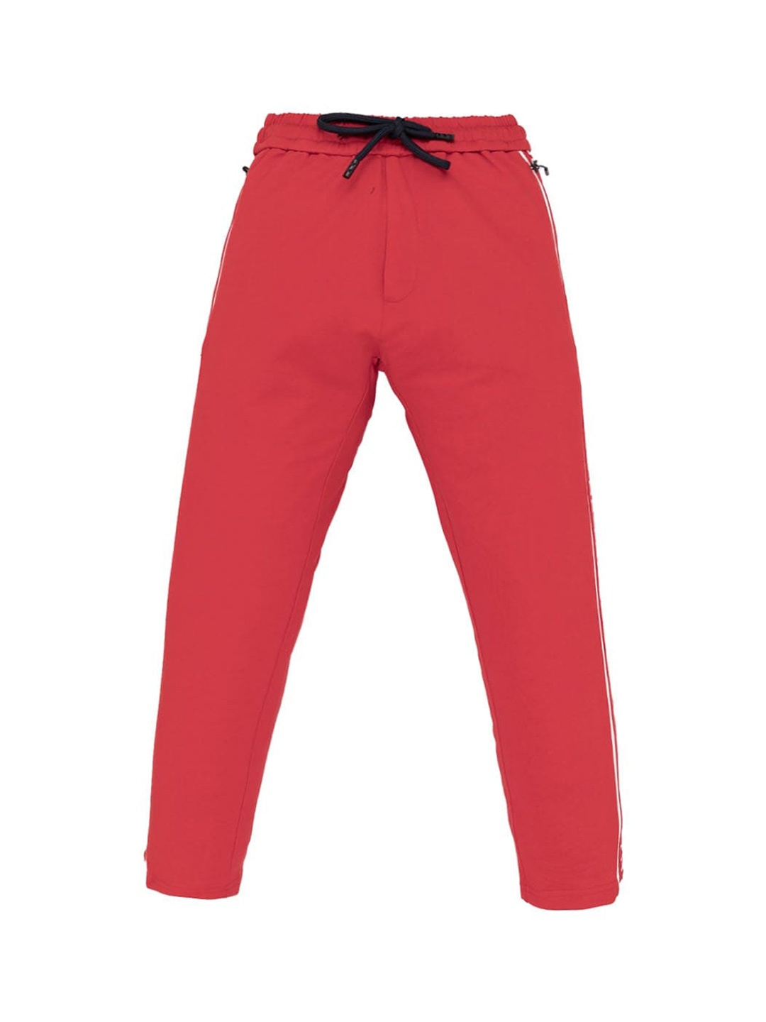 

Status Quo Boys Side Printed Track Pants, Red