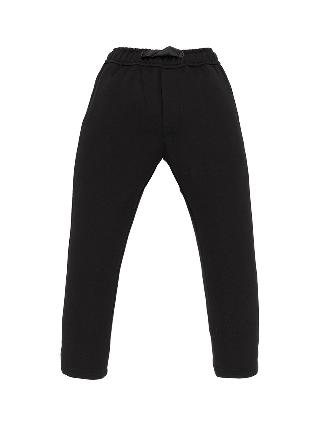 

Status Quo Boys Solid Regular Fit Track Pants, Black