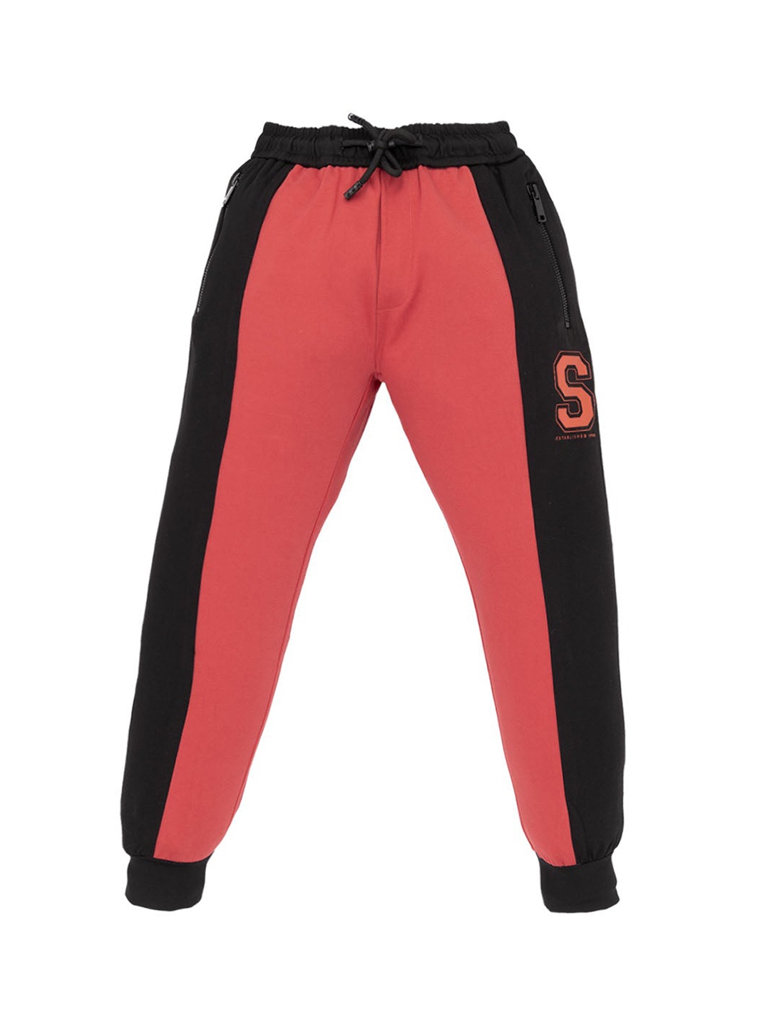 

Status Quo Boys Colourblocked Joggers, Rust