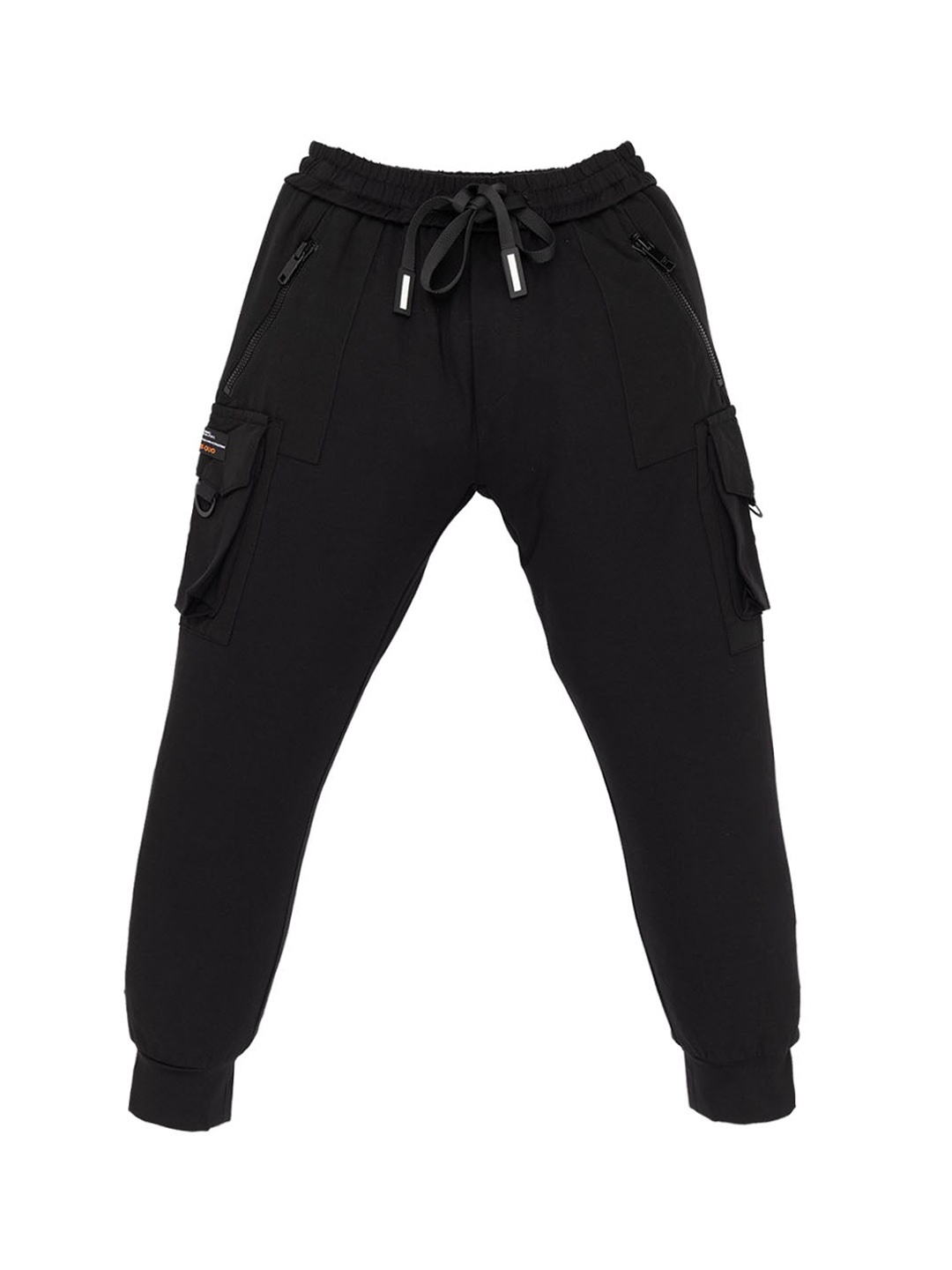

Status Quo Boys Solid Regular Fit Joggers, Black