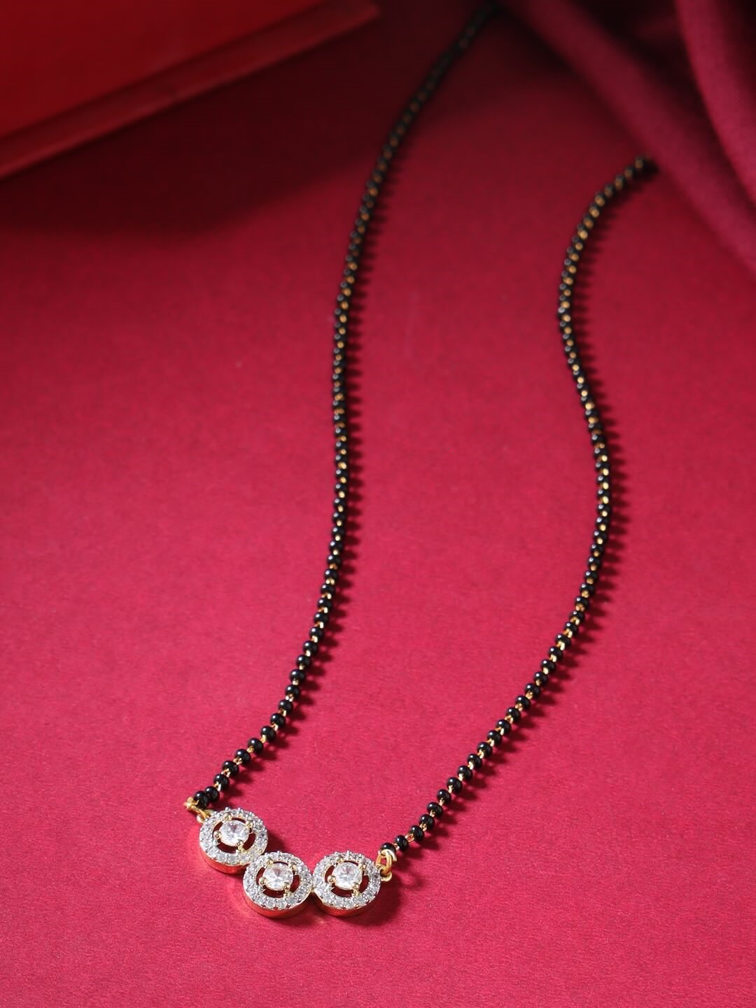 

THE AAB STUDIO Gold-Plated Artificial Beads Mangalsutra