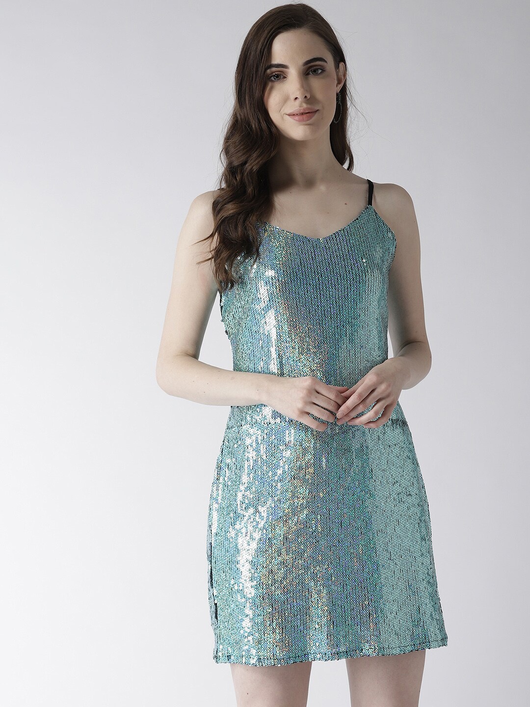 

Rue Collection Embellished Sheath Dress, Blue