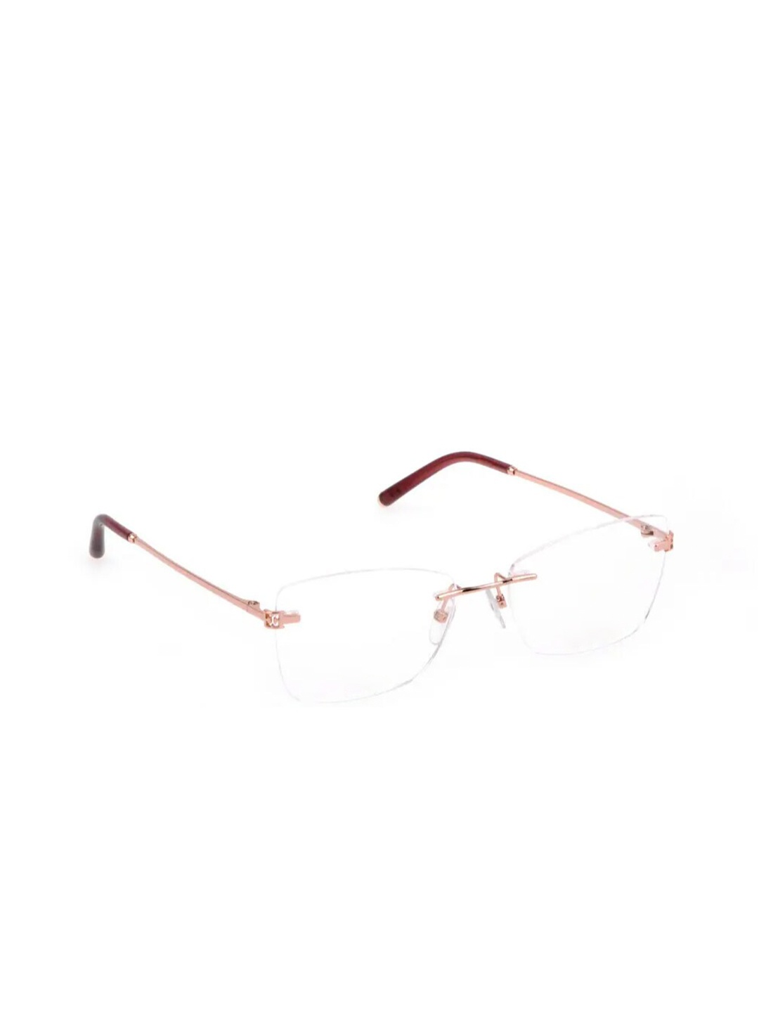 

Escada Women Rimless Square Frames, Gold