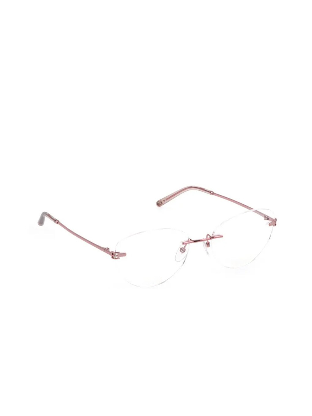 

Escada Women Rimless Oval Frames, Pink