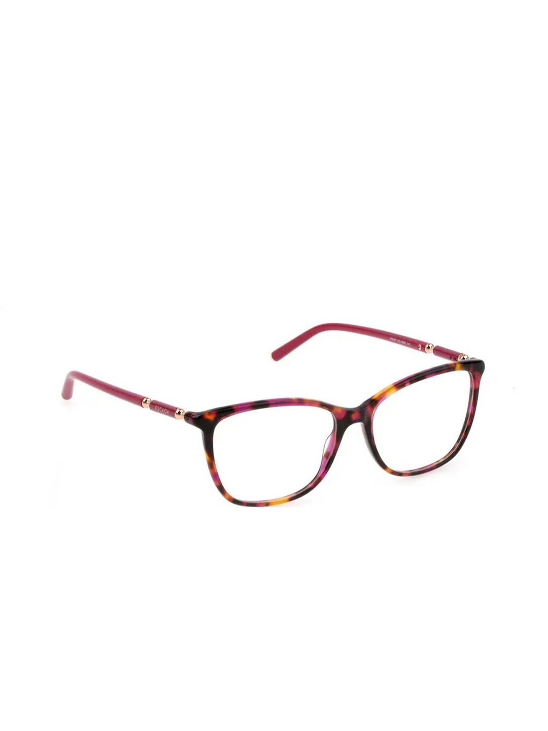 

Escada Women Abstract Full Rim Square Frames, Brown