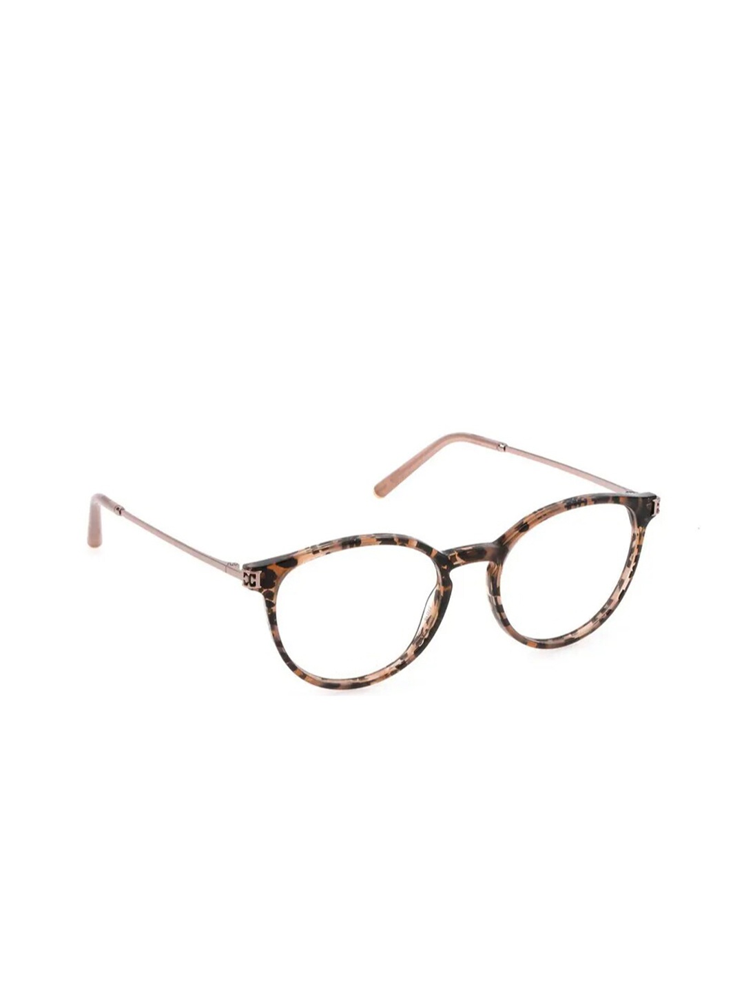 

Escada Women Abstract Full Rim Oval Frames, Brown