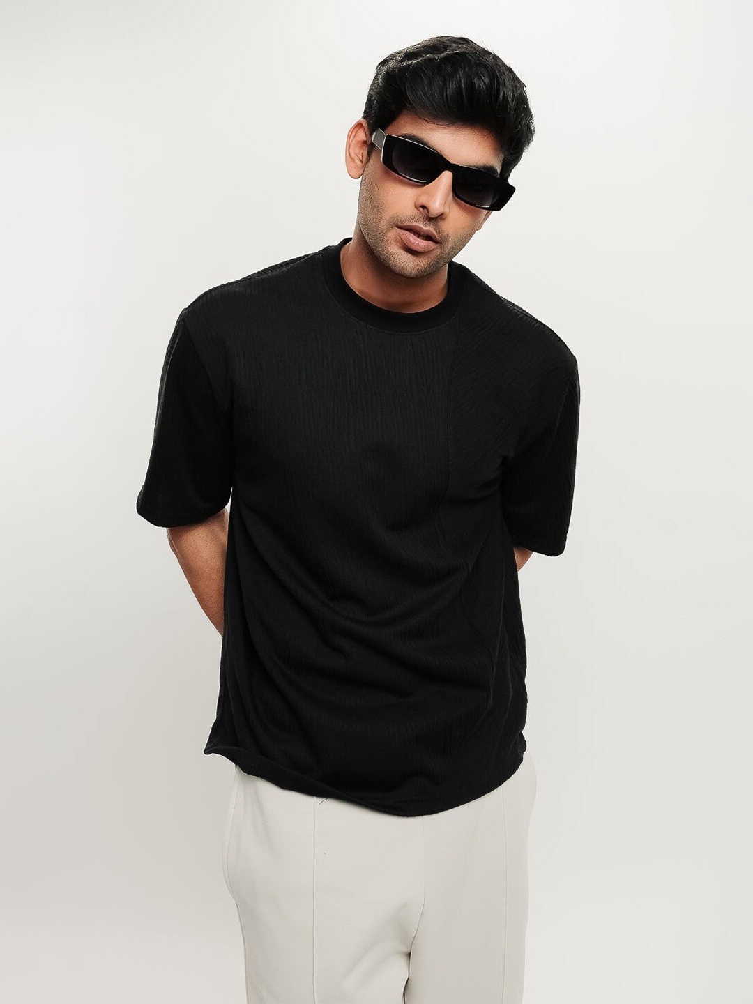 

FREAKINS Men Pockets T-shirt, Black
