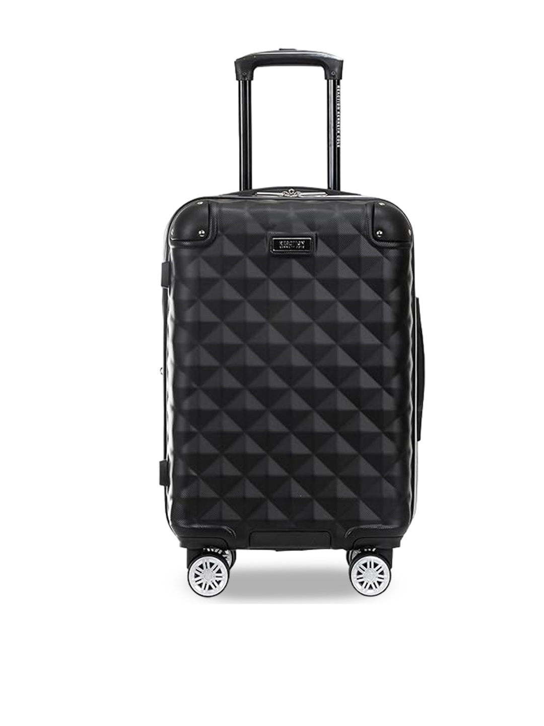 

Kenneth Cole Textured Hard-Sided Cabin Trolley Bag, Black