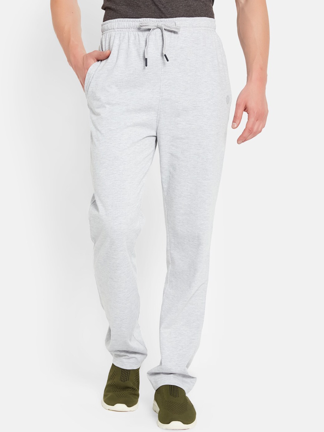 

Octave Men Mid-Rise Cotton Track Pant, Grey