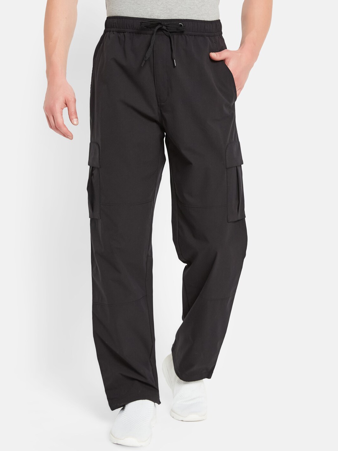 

Octave Men Cotton Track Pants, Black