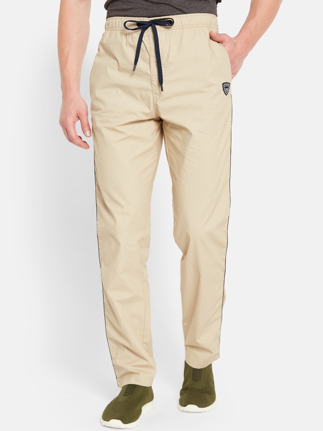 

Octave Men Cotton Track Pants, Khaki