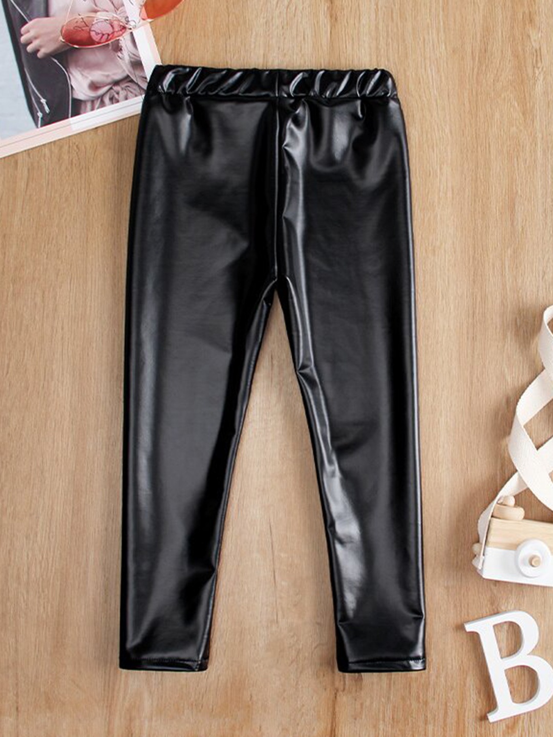

StyleCast x Revolte Girls High-Rise Easy Wash Trousers, Black