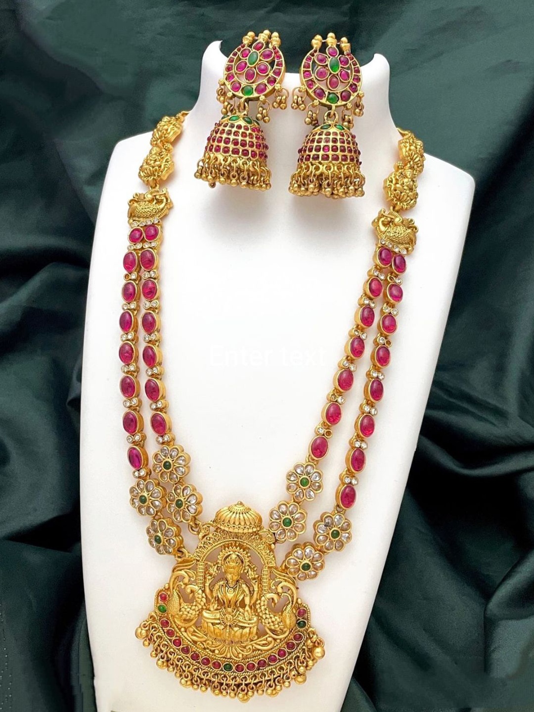 

Adc fashions Gold-Plated Studded Jewellery Set
