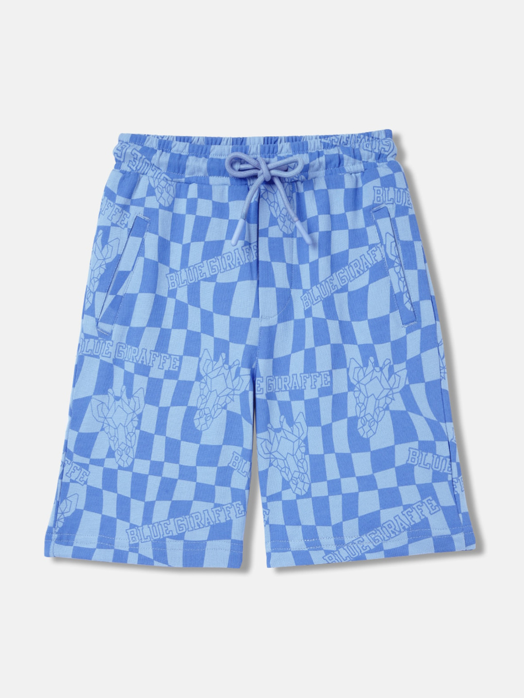 

Blue Giraffe Boys Printed Mid Rise Pure Cotton Shorts